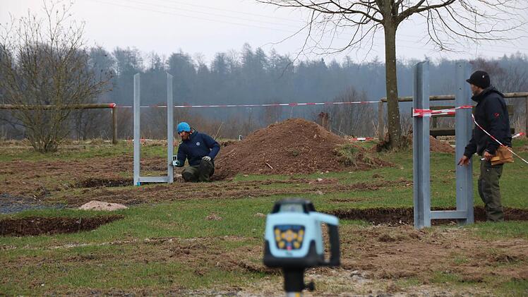 Anfang März wurde der neue Hochseilgarten auf dem Volkersberg errichtet. Foto: Ralf Ruppert