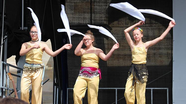 Kindernachmittag beim Schlossplatzfest in Coburg Foto: Oliver Schmidt