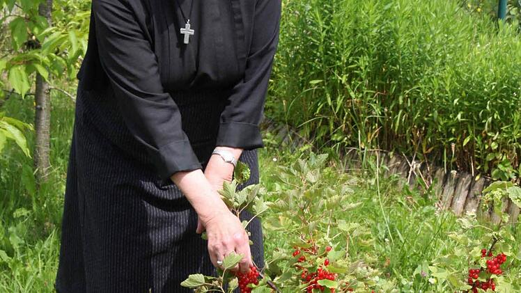 Vielleicht hat Schwester Engelharda (o,) jetzt mehr Zeit für die Gartenarbeit.