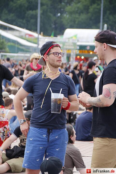 Rock im Park 2016 - Das Festivalgelände am Samstag