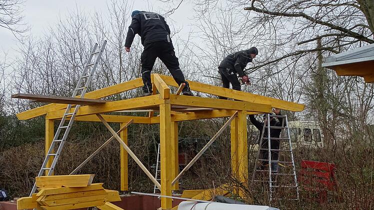 Die Don-Bosco-Schule bekommt einen neuen Pavillon im Pausenhof.