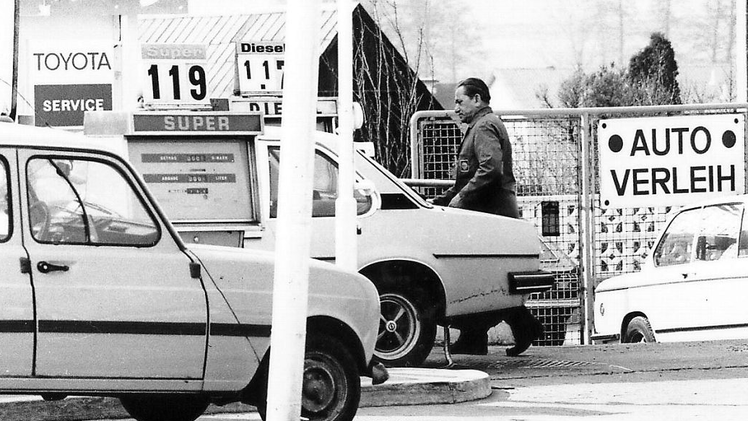 Bei der Veranstaltung des Foto-Creativ-Kreises Ebern ist am kommenden Sonntag ein Vortrag &uuml;ber Eberner Originale geplant, hier die Tankstelle Eiersheim.  Foto: Steffen Schanz
