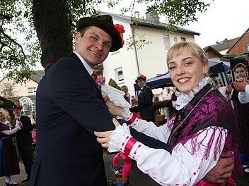 Die Trachtenkirchweih wird auch in Windheim von den jungen Leuten noch gefeiert. Veronika Schadeck