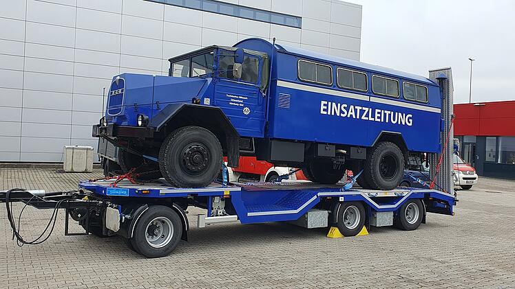 Rarität vom THW Nürnberg stand über Jahre in Tunnel - Einsatzkräfte retten "echten Hingucker"