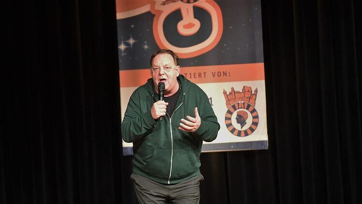 Der Engländer Don Clarke philosophierte übers Abnehmen.Foto: Jens Gundermann