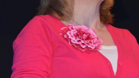 Erika Schmitt gab ihr Debüt in Bütt der "Ermetzia".  Foto: Schmdt