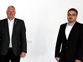 Vorsitzender Jürgen Hennemann (links) und sein Erster Stellvertreter Steffen Kropp Helmut Will