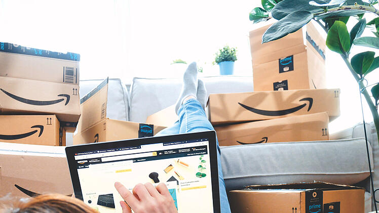 Online-Shopping auf Amazon