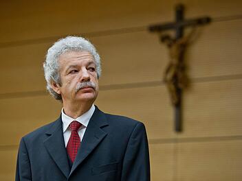 Karl Heinz Laudenbach im Mai im Gerichtssaal. Foto: dpa/Archiv