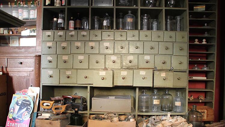 Wie vor 40 Jahren: Der ehemalige Gemischtwarenladen in Friesenhausen wurde im Originalzustand belassen und kann besichtigt werden.Andreas Lösch