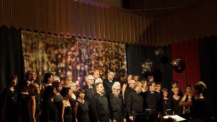 Der Chor Taktzente sorgte beim Auftritt in Maria Bildhausen für große Begeisterung. Foto: Anton Then