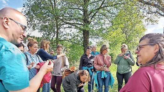 Viele Infos gab es beim Kräuterspaziergang des DAV Sektion Bad Kissingen.