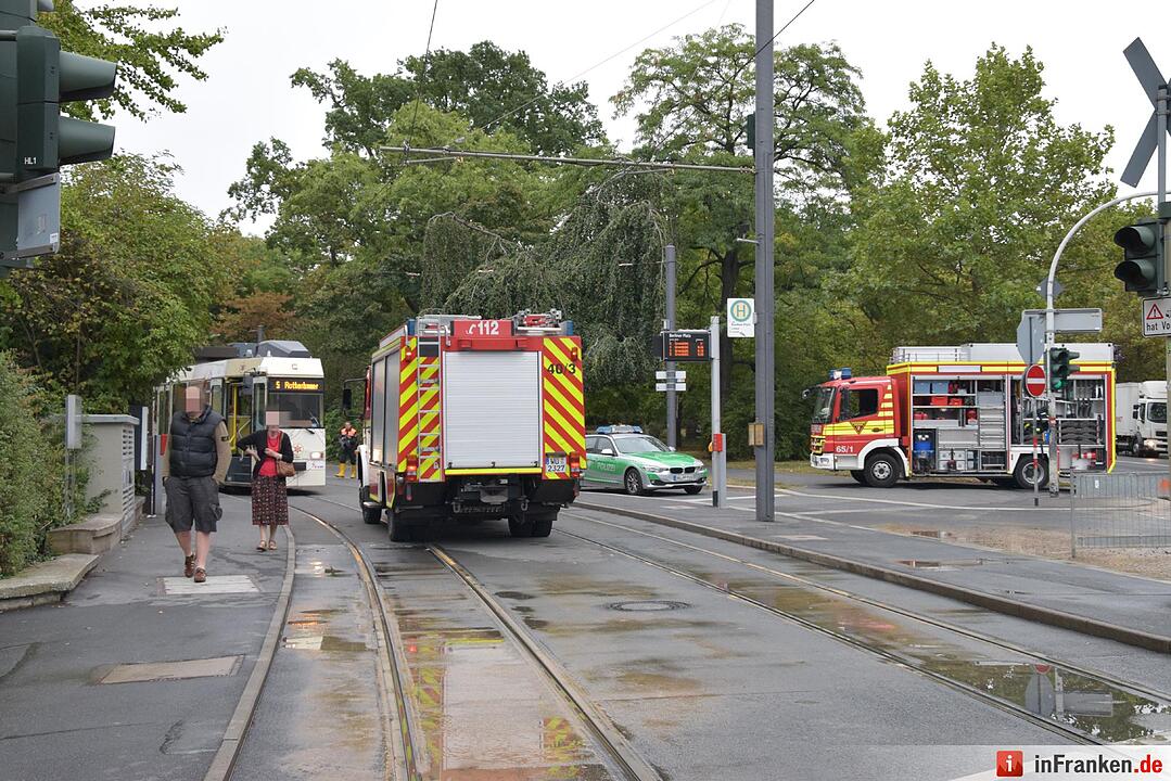 Wasserrohrbruch in Würzburg