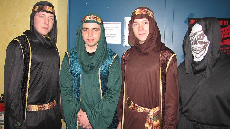 Für einen Hauch Mystik sorgte dieses Männerquartett.