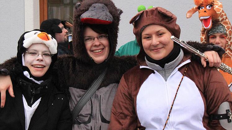 Das lachen selbst Giraffen  Foto: ME