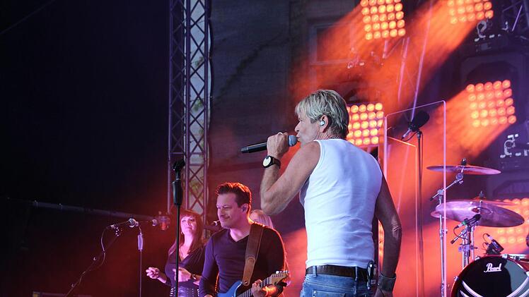 Matthias Reim beim Konzert in TambachMarieke Fiala