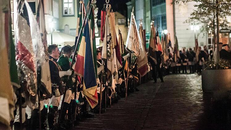 Impressionen vom CC-Fackelzug und der Mahnstunde auf dem Coburger MarktplatzFoto: Jochen Berger