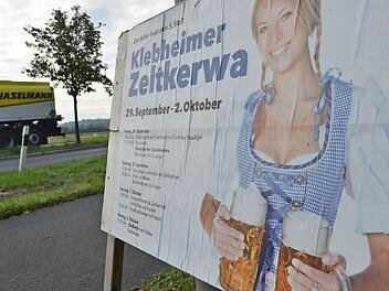Zum fünften Mal steigt am Wochenende die Klebheimer Zeltkerwa.  Foto: Bernhard Panzer