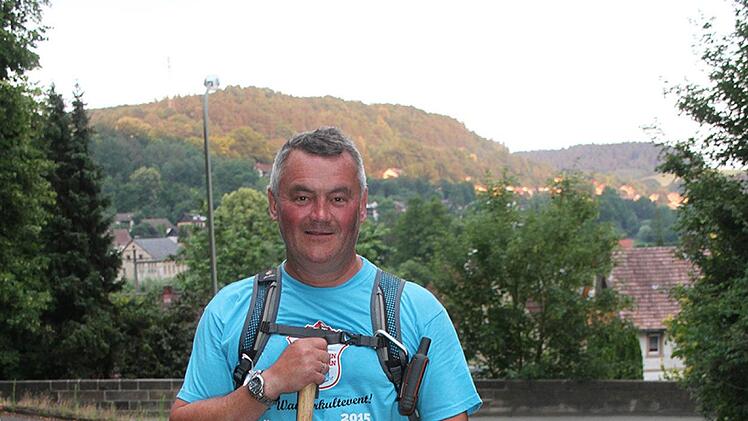 Udo Mohn aus Hanau bei Frankfurt hat einmal kurz die Beschilderung verloren. Foto: Sonny Adam