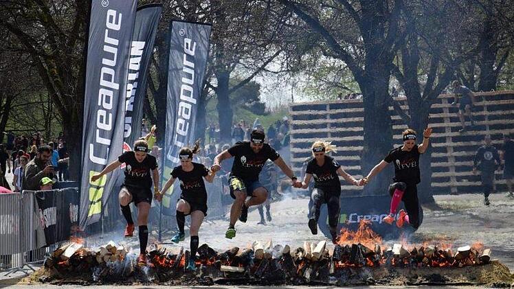 Impressionen vom Spartan Race -  der Hindernislauf ist ein knallharter Wettkampf.  Foto: privat