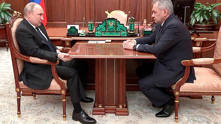 Wladimir Putin und Sergej Schoigu