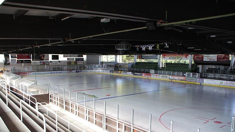 Eisfläche, Bande und Dach müssten im Höchstadter Eisstadion erneuert werden.  Foto: Andreas Dorsch