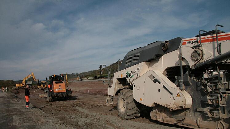 Bau der Umgehung in Stadtsteinach. Foto: Jürgen Gärtner