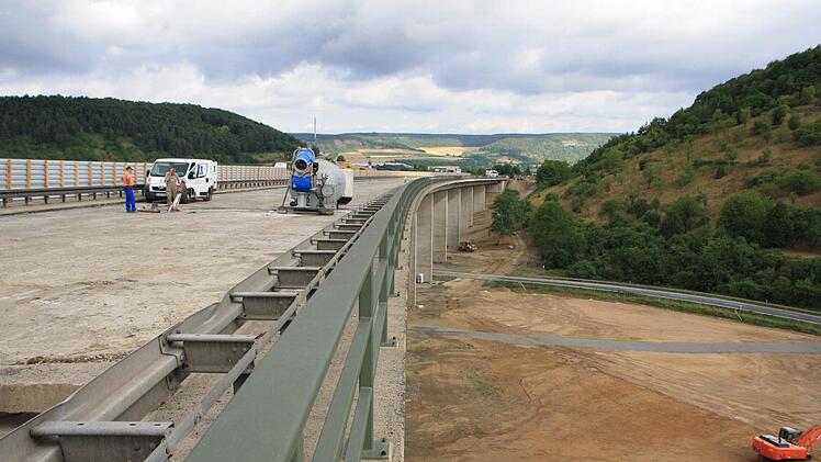 Brückenbau Klöffelsberg an der Autobahn. Foto: Ralf Ruppert