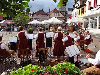 Am Wochenende wird es beim Bischofsheimer Stadtfest Blasmusik geben.