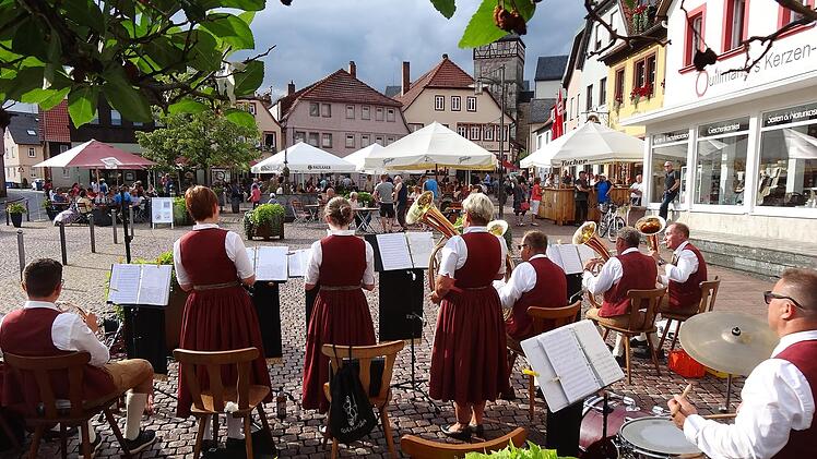 Am Wochenende wird es beim Bischofsheimer Stadtfest Blasmusik geben.