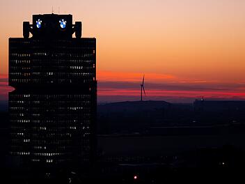 Sonnenaufgang in M&uuml;nchen
