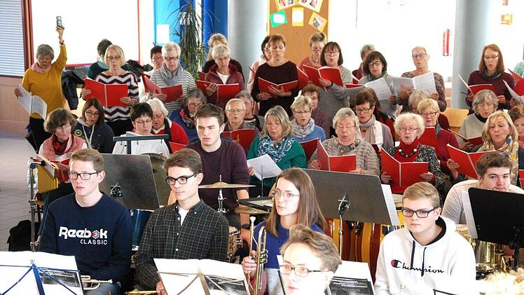 Gesamtprobe in der Carl-Platz-Schule