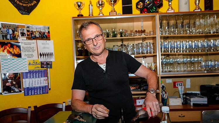 Norbert Rank in der Ulvi-Kneipe
