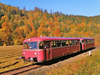 Eine Fahrt mit dem Schienenbus weckt viele Erinnerungen an Früher.  Foto: privat