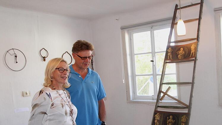 "Himmelsleiter" nannte sich dieses Kunstwerk.Günther Geiling