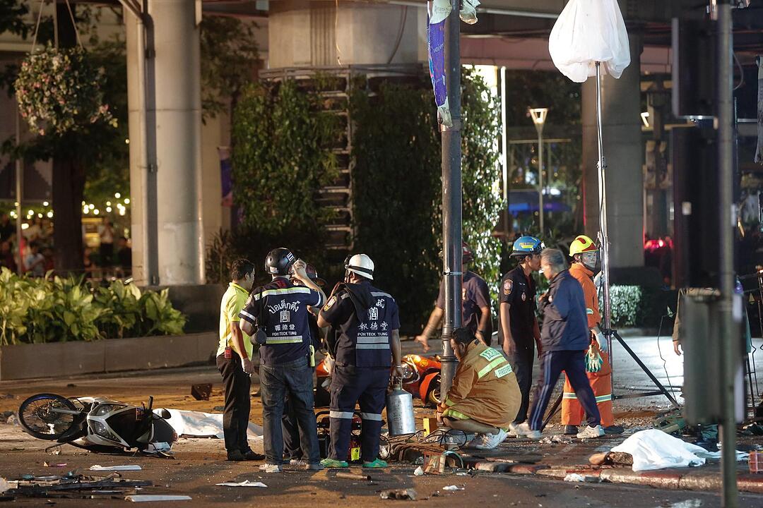 Scores of casualties reported as explosion rocks central Bangkok