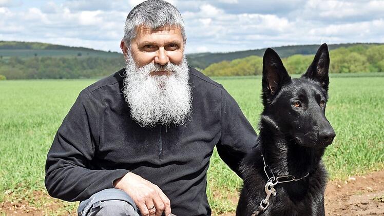 Reiner Eller mit seiner Meila