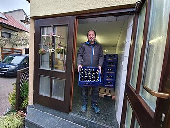 Gute Miene zum bösen Spiel: der Freudenecker Brauer Jürgen Fischer. Foto: Sebastian Schanz