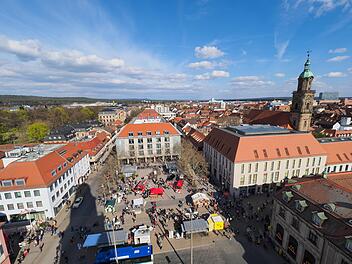 Viel los dürfte wieder auf dem Erlanger Hugenottenplatz sein.