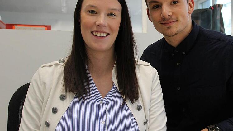 Denise Schikora mit ihrem Freund Nick Gärtner Foto: Ulrike Nauer