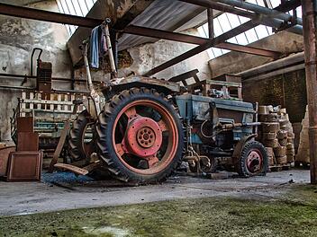 Der alte Traktor  Foto: Horst Göring