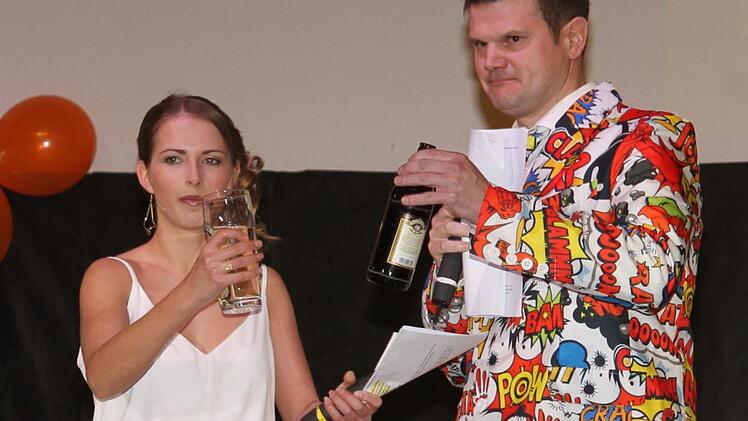 Das Moderatorenteam Leonie Sauer und Patrick Hümmer ließ keine Langeweile aufkommen. Günther Geiling