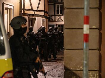 Polizeieinsatz in Bamberg: SEK in der Kapuzinerstraße