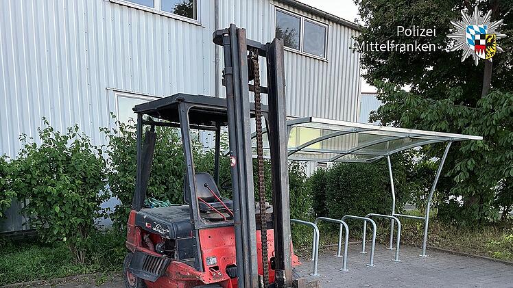 Gabelstapler-Diebstahl in Dachsbach