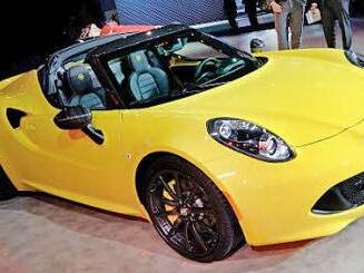 Die neue Europaversion des Alfa Romeo 4C Spider.  Foto: Auto-Medienportal.