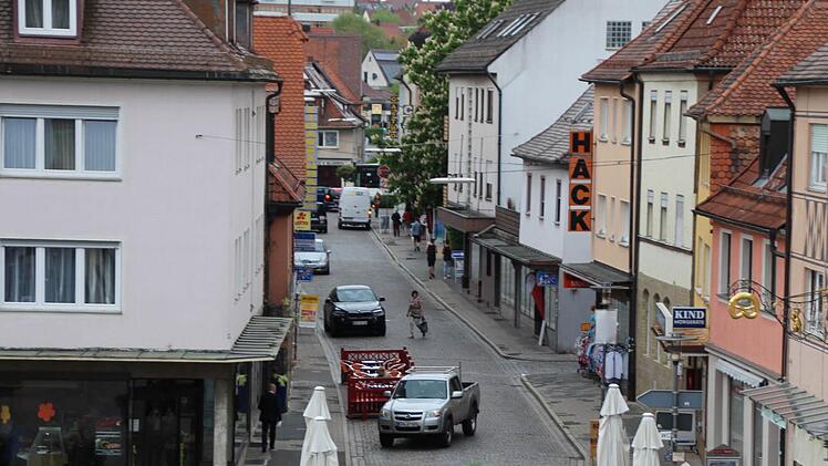 Dieser Abschnitt der Höchstadter Hauptstraße wird verkehrsberuhigt ausgebaut. Foto: Andreas Dorsch