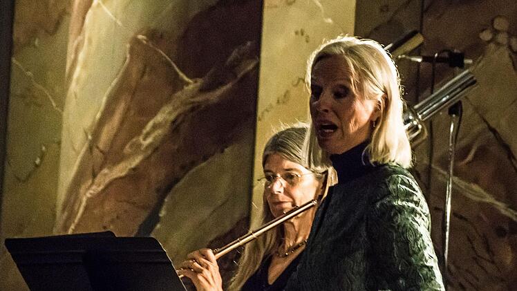"Lied & Lyrik": Anne Sofie von Otter konzertierte in der Basilika Vierzehnheiligen.Foto: Jochen Berger
