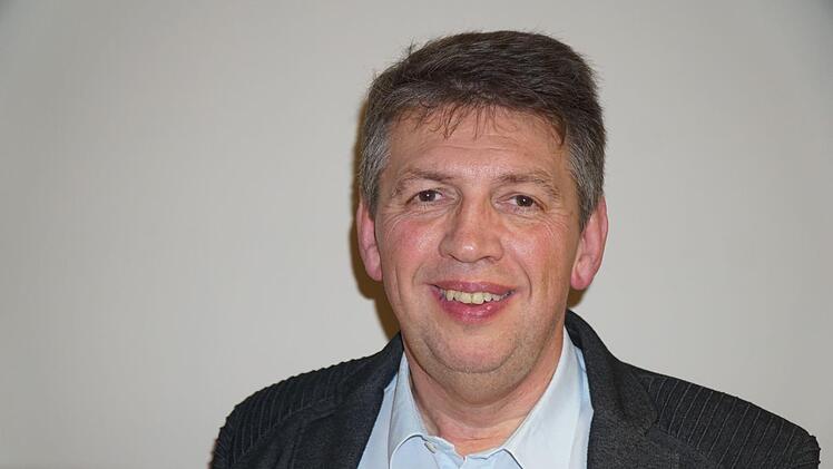 B&uuml;rgermeisterkandidat Johannes Wagenpfahl.  Foto: Wolfgang Schelbert