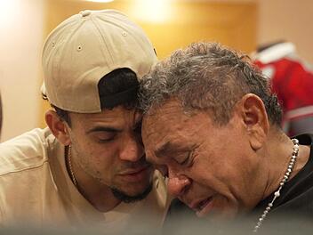 Luis D&iacute;az und sein Vater