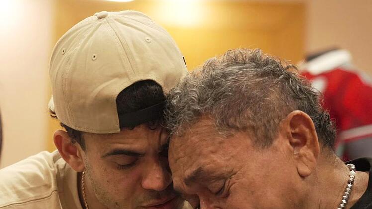 Luis D&iacute;az und sein Vater